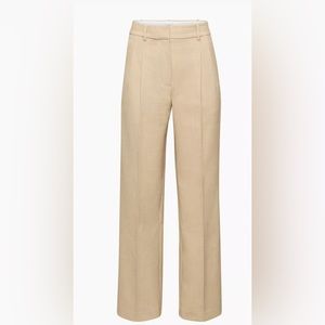 NWOT Aritzia effortless pants flax beige